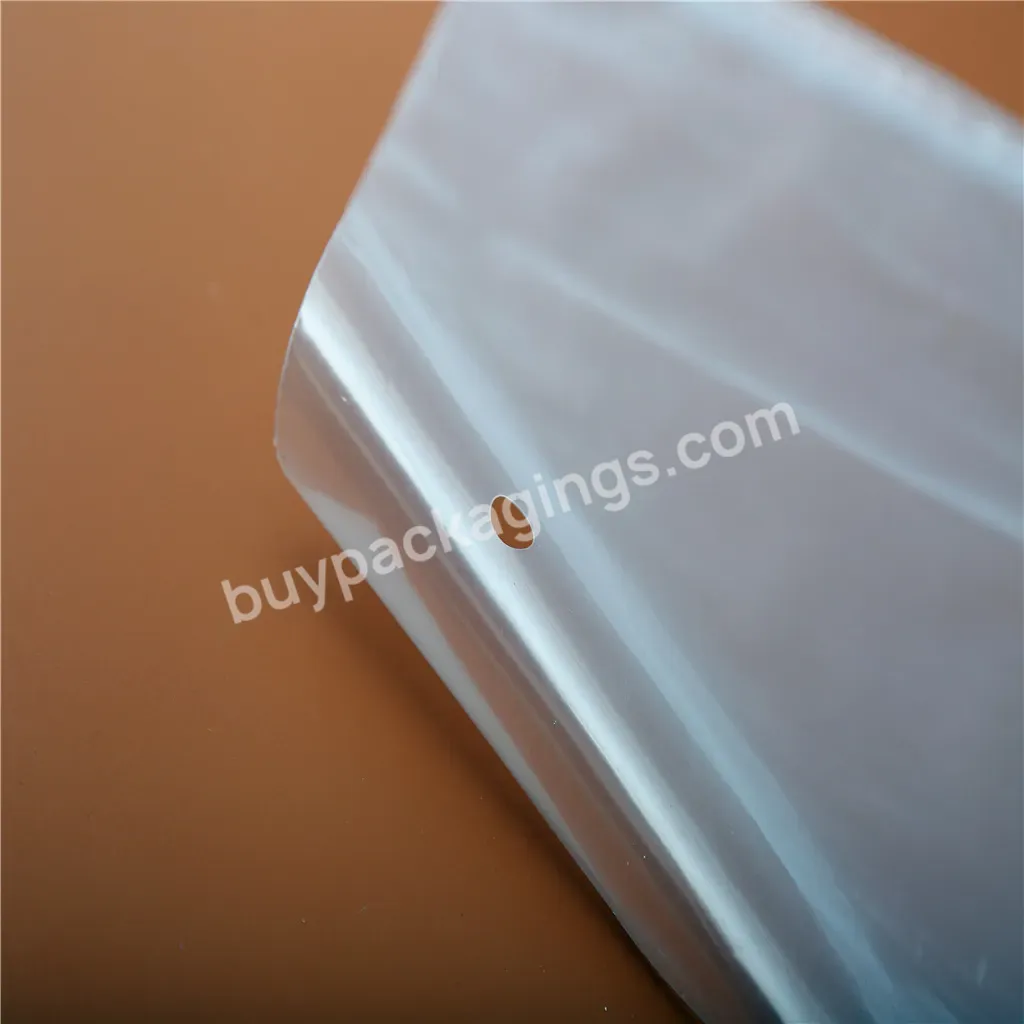 High Quality Materials Custom Long Size Pvc Frosted Transparent Plastic Package Extension Zip Lock Bag