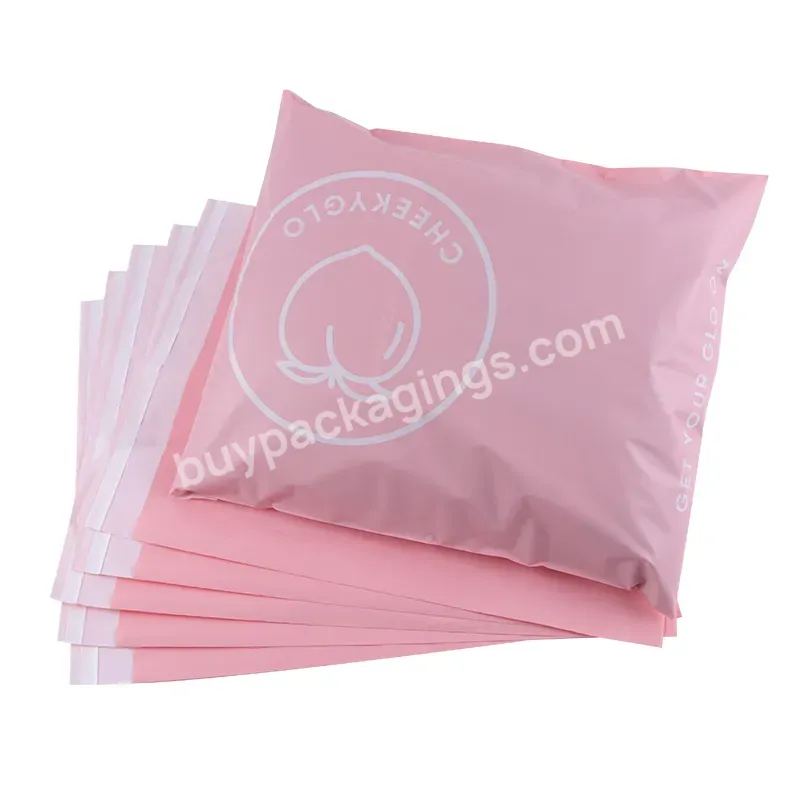 High Quality Matt Poly Mailer Bag Custom Logo Baby Envelope Pink Plastic Packaging Large