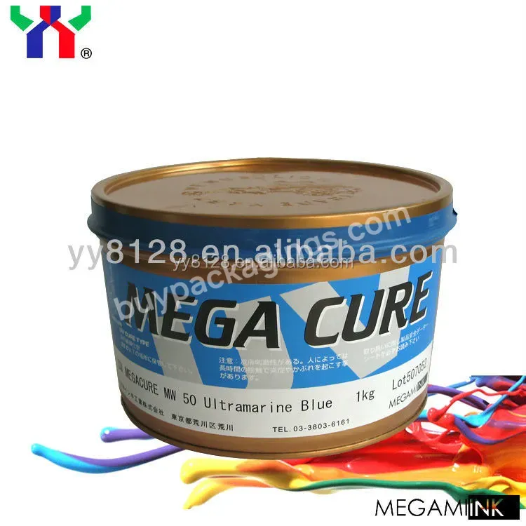 High Quality Mw30 Red Megami Megacure Uv Offset Printing Ink,1 Kg/can