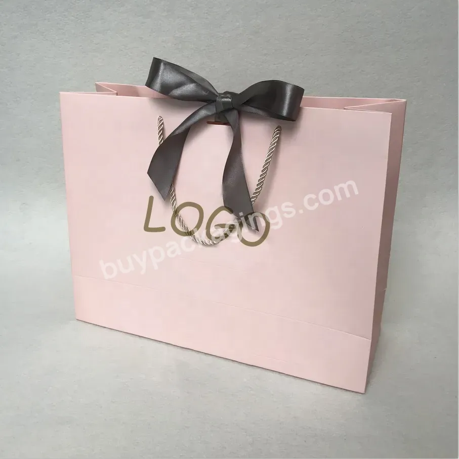 High Quality New Design Luxury Recycled Custom Printing Logo Shopping Packing Paper Bag,Gift Bags Paper
