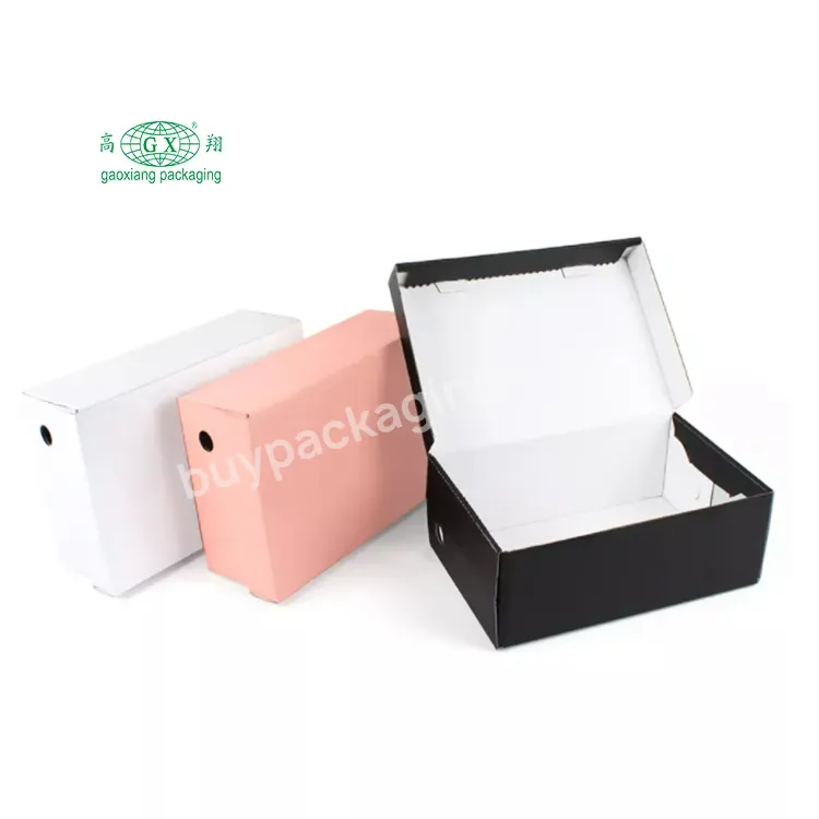 High Quality Packaging Boxes Mailing Box Gift Packaging Carton Corrugated Board Shoe Boxes With Custom Logo