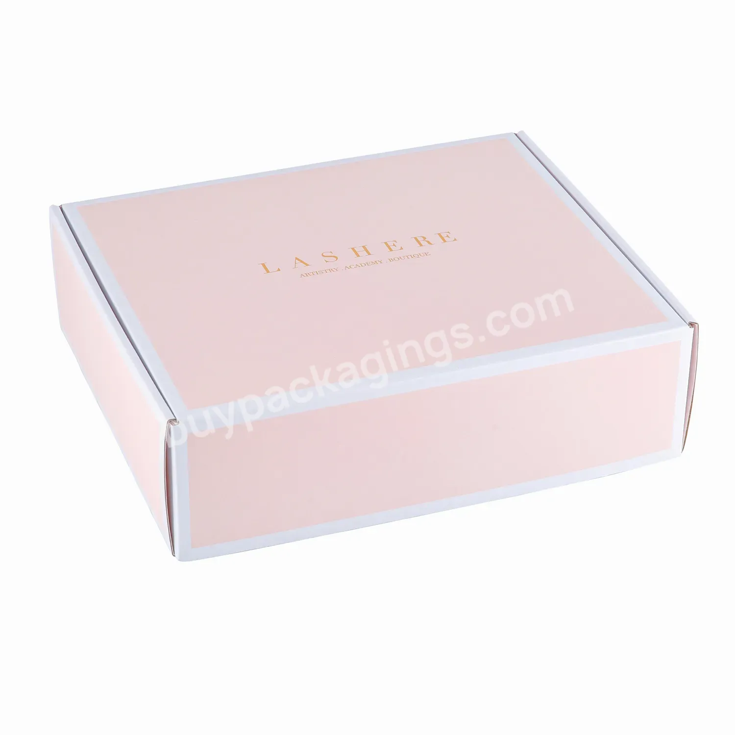 High Quality Packaging Gift Reasonable Price Box Packaging Cosmetics Clothing Mailer Pink Boxes For Skin Care