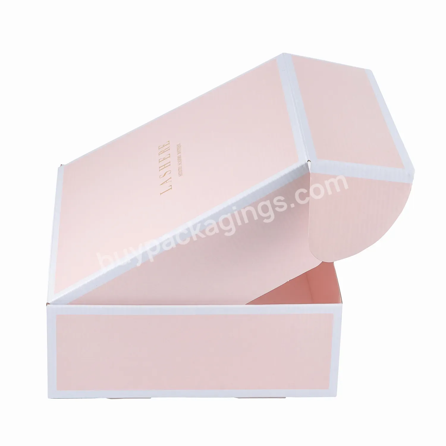 High Quality Packaging Gift Reasonable Price Box Packaging Cosmetics Clothing Mailer Pink Boxes For Skin Care