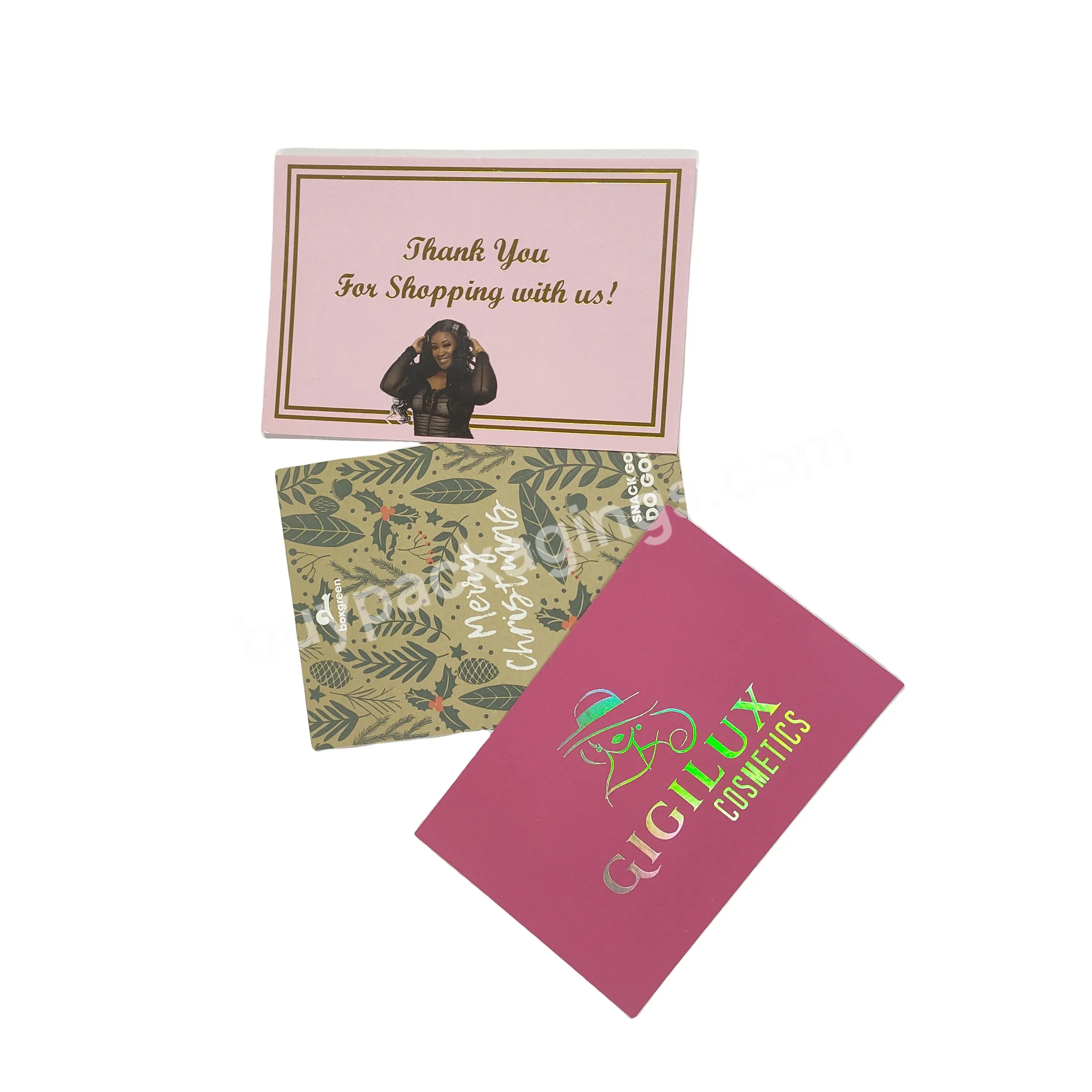 High Quality Paper Cards Custom Luxury Logo For Greeting Cards