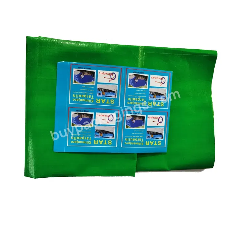 High Quality Pe Tarpaulin Poly Tarp With Uv Plastic Fabric Sheet Reinforced Tarpaulin For Agriculture/industrial Cover