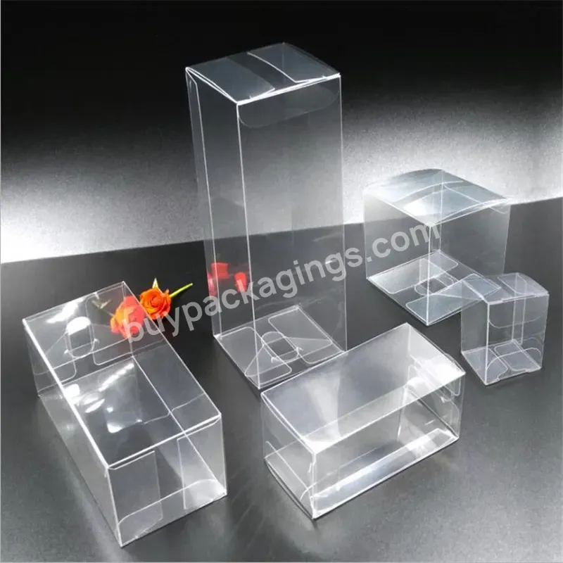 High Quality Personalized Pvc Clear Box Packing Custom Private Label Packaging