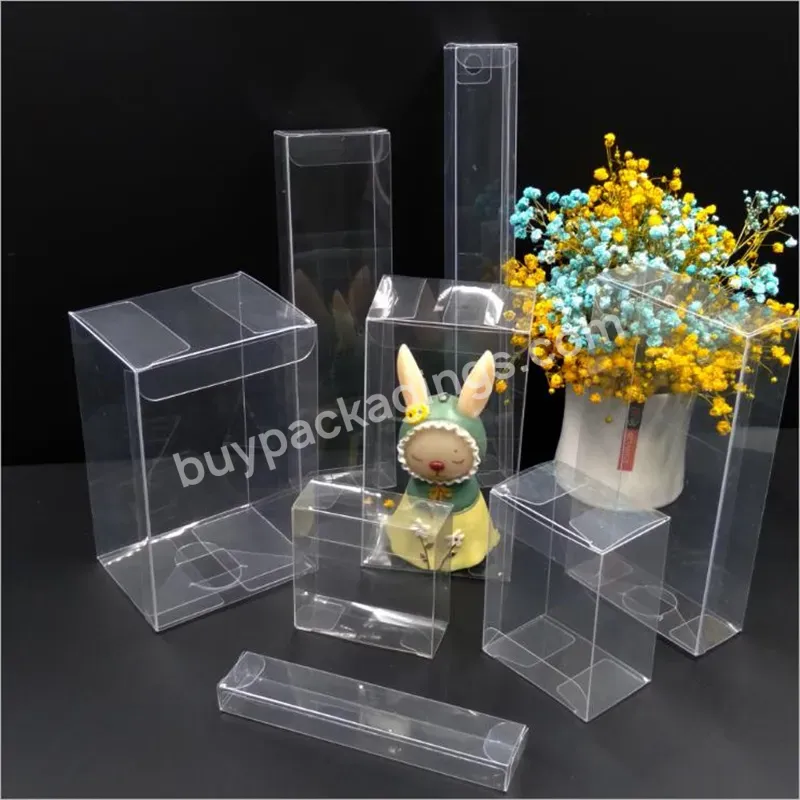 High Quality Personalized Pvc Clear Box Packing Custom Private Label Packaging