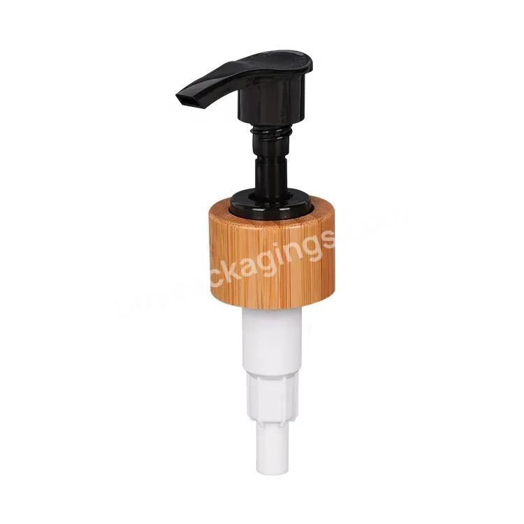 High Quality Plastic Bamboo Foaming Pump Cream Packaging 24/410 Lotion Pump For Shampoo