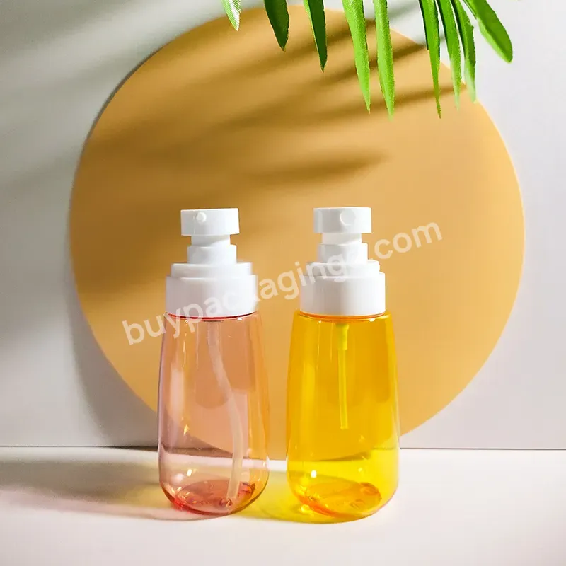 High Quality Plastic Mist Trigger 200ml Fine Mist Pet Plastic Tubular Facial Spray Bottle 30ml 60ml 80ml 100ml