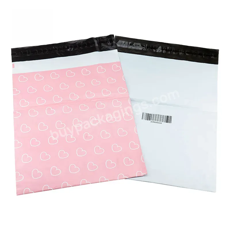 High Quality Plastic Tearproof Strong Sealing Patterned High Toughness Mailing Package Shipping Bags For Garment