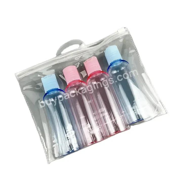 High Quality Plastic Travel Cosmetic Bottle Set For Skin Care Lotion Pet Bottle Set