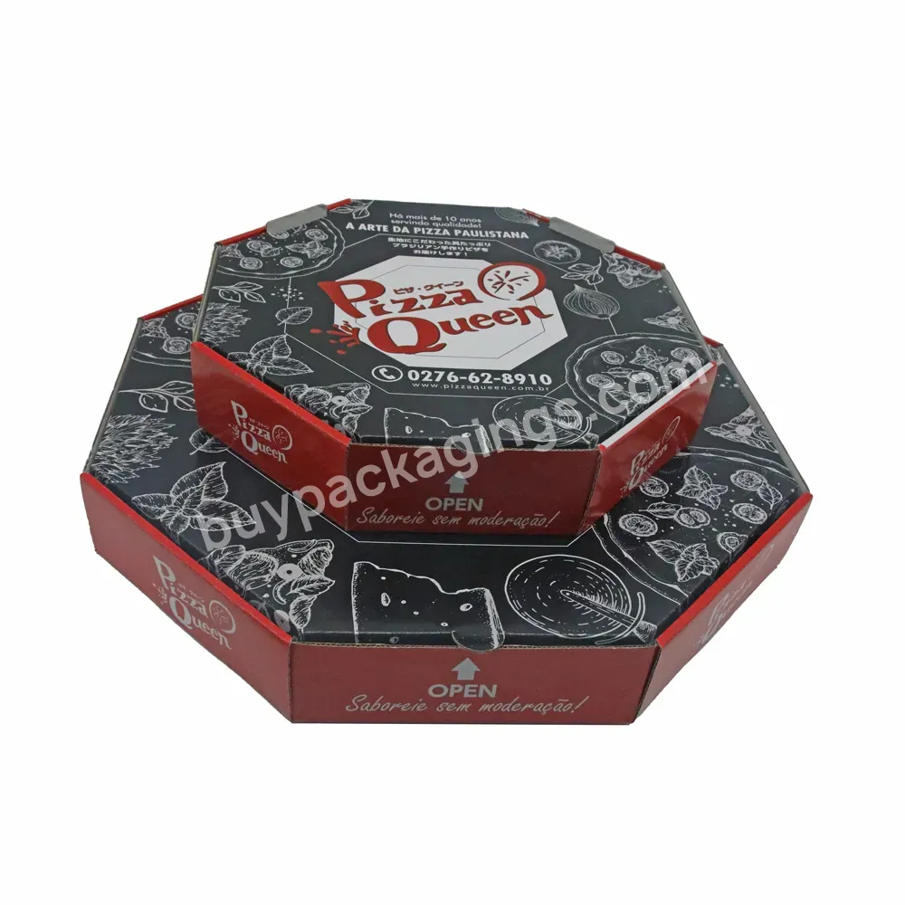 High Quality Powerful Custom Logo Printed Pizza Box Paper Packing Box
