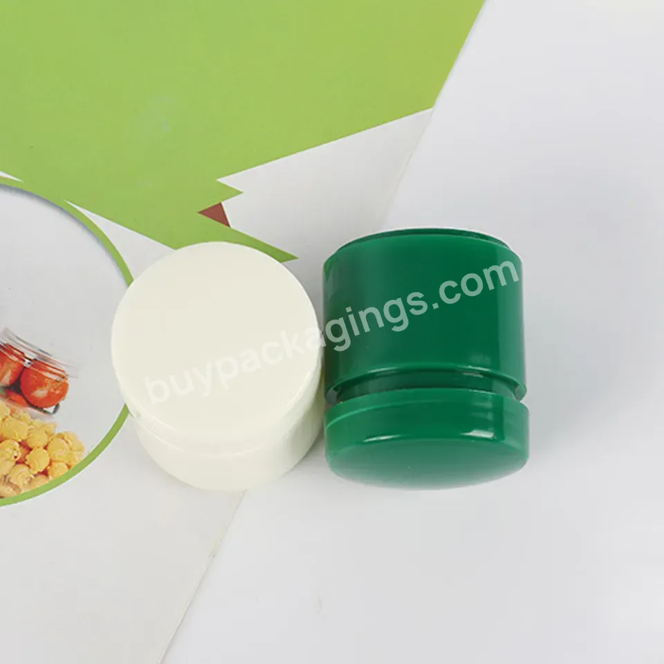 High Quality Pp Eco-friendly Empty 15ml 20ml Cream Custom Color Container Green Cosmetic Cream Jar