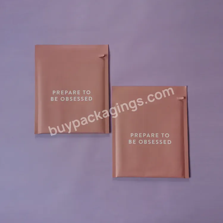 High Quality Premium Waterproof Paper Kraft Bubble Mailers Pink Shopping Bags