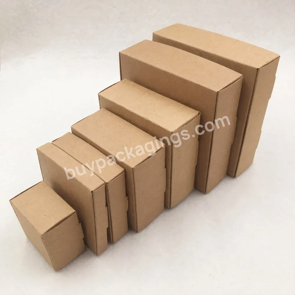 High Quality Printed Mailer Boxes Recycled Custom Logo Corrugated Kraft Paper Shipping Box