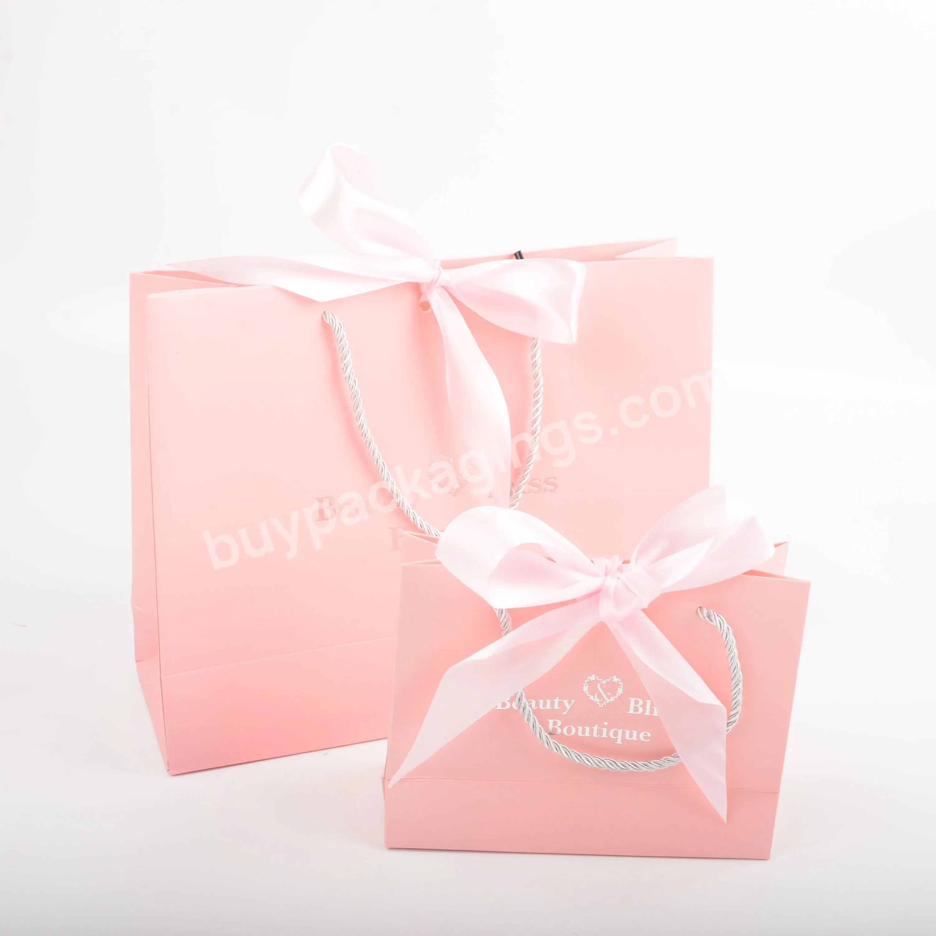 High Quality Printed Packaging Paper Bag Kraft Paper Bag Women's Gift Shopping Bag Packaging Jewelry