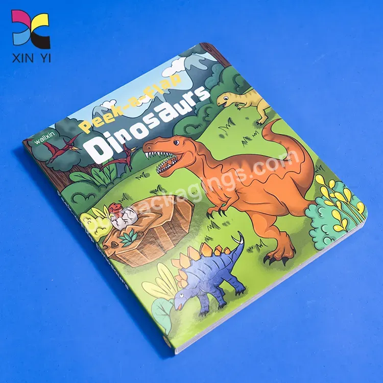 High Quality Printer Custom Cardboard Books Print School Baby Memory Board Book Printing Service