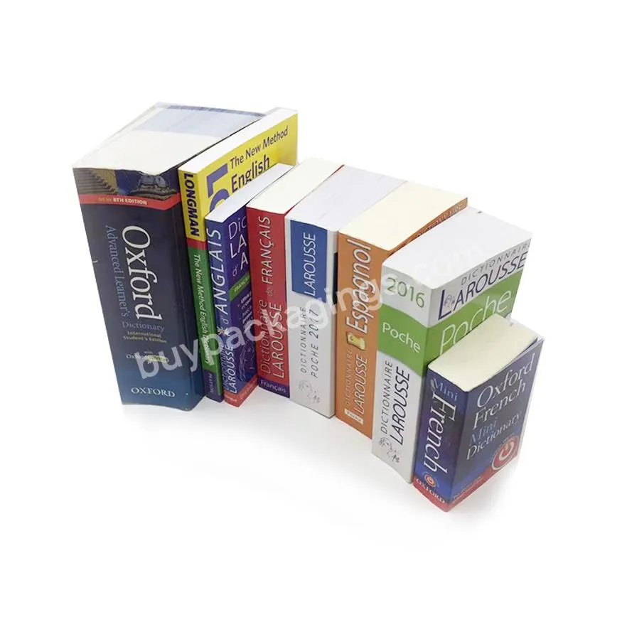 High Quality Printing Dictionnaires Hardcover Book Printing Custom Photo Booking Printing