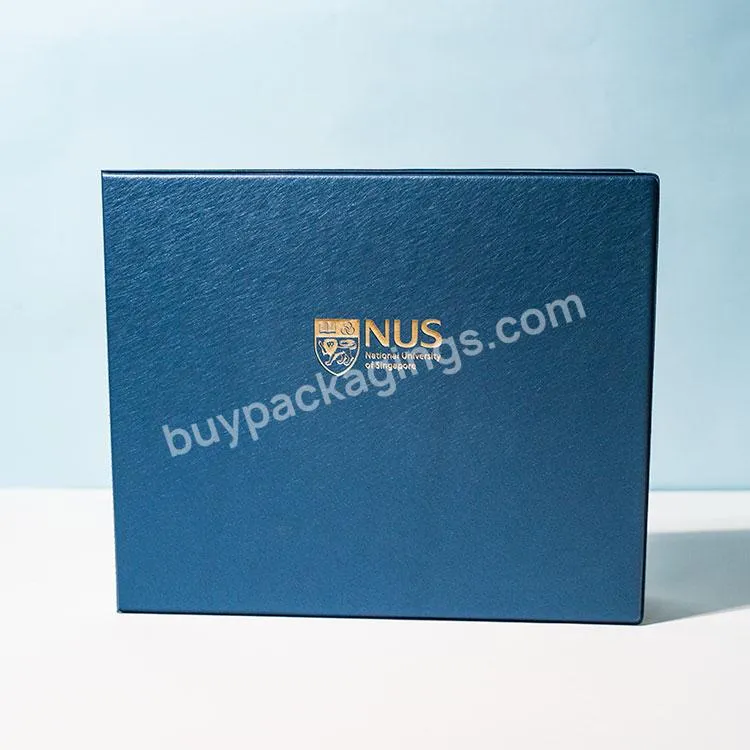 High Quality Pu Leather Gift Diploma A4 Certificate File Folder Certificate Holder