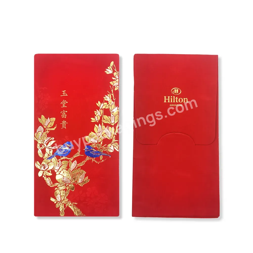 High Quality Red Packet Fancy Money Pocket With Custom Logo Red Envelope Hong Bao/ang Bao
