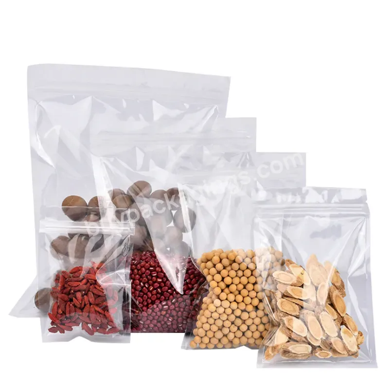High Quality Resealable Pe Ziplock Packaging Bags Custom Package Plastic Bag For Food