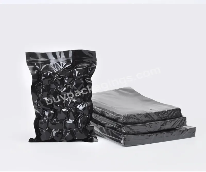 High Quality Reusable Eco-friendly Double Zip Lock Storage Bags Food Plastic Vaccum Bags Storage