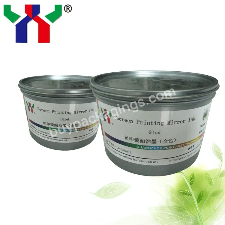 High Quality Screen Printing Mirror Ink Gold