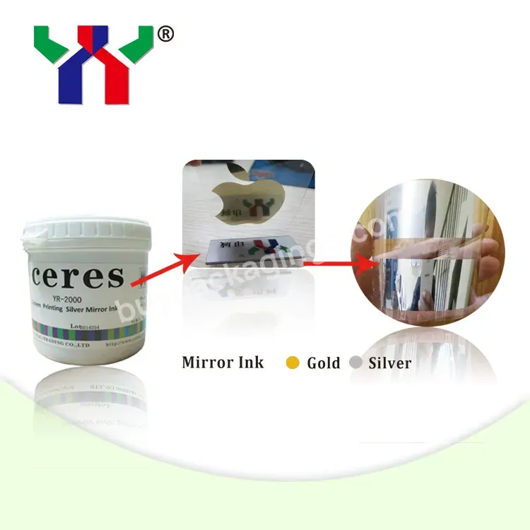 High Quality Screen Printing Mirror Ink Gold