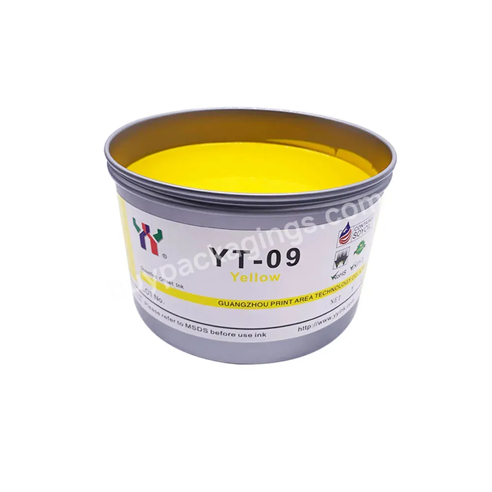 High Quality Sheet Fed Fast Dry Yt-09 Manufacturers Offset Printing Ink Yellow