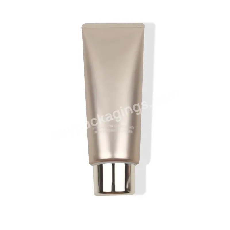 High Quality Shinny Matte Frost Gold Cosmetic Concealer Plastic Aluminum Laminated Foundation Squeeze Tubes Packaging