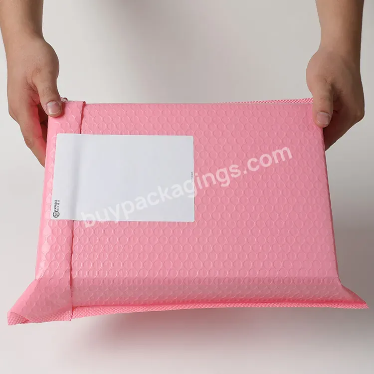 High Quality Shipping Bubble Packaging Supplies Plastic Mailing Pink Poly Envelope Bags