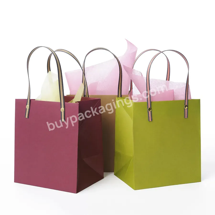 High Quality Shopping Bag Luxury Shopping Gift Paper Bag Paper Bag With Logo Print Custom