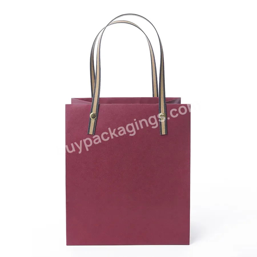 High Quality Shopping Bag Luxury Shopping Gift Paper Bag Paper Bag With Logo Print Custom