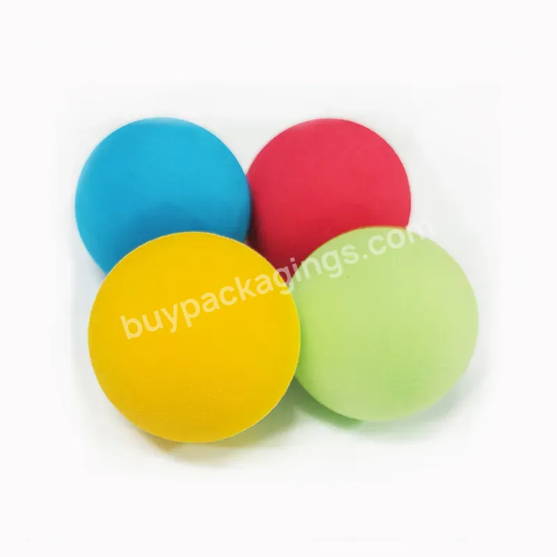 High Quality Smooth Surface Colored Eva Foam Ball With Hole Eva Foam Antenna Ball For Toy - Buy Foam Stress Ball,Custom Foam Ball,Eva Foam Ball.