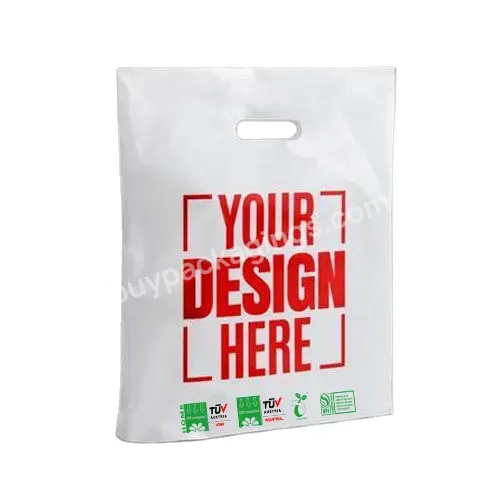 High Quality Special Plastic Die Cut Custom Shaped Mylar Bags Eco-friendly Shopping Bag Biodegradables Handle Bags