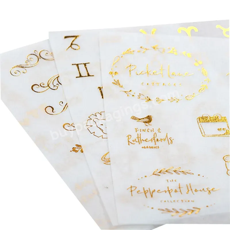 High Quality Sticker Sheet Custom Kiss Cut Printing Gold Foil Sticker For Kids