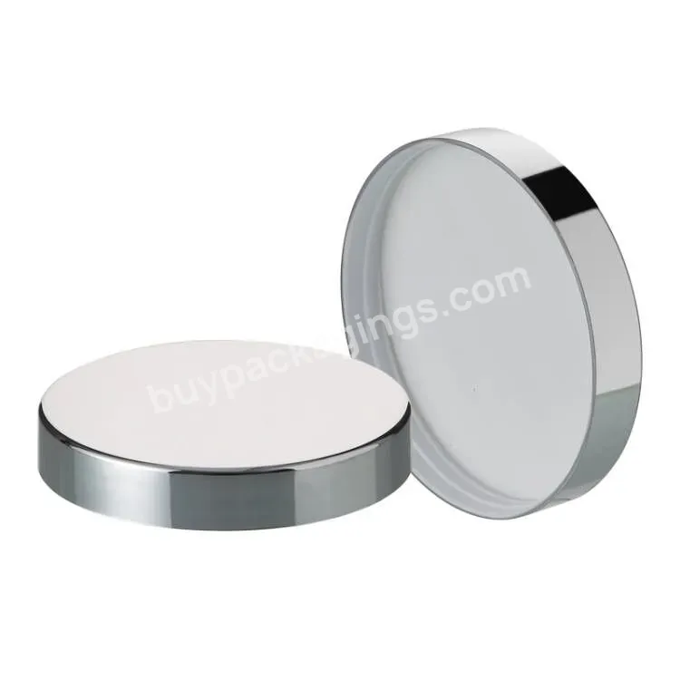 High Quality Stock Aluminum Metal Plastic Lids 89mm Screw Caps For Jars Gold Silver Color 89/400