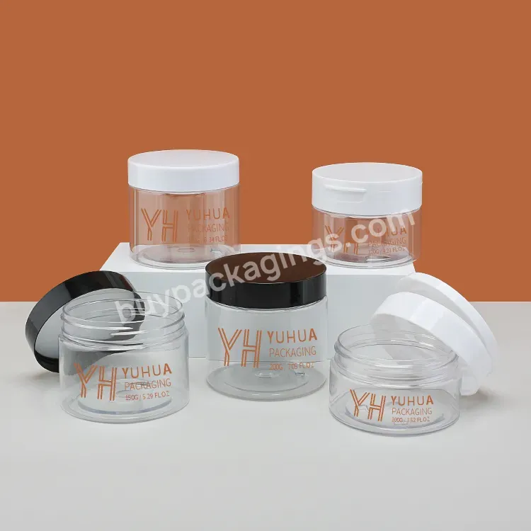 High Quality Superior 100g 120g 150g 180g200g Cosmetic Jars Plastic Empty Containers For Lotion And Cream