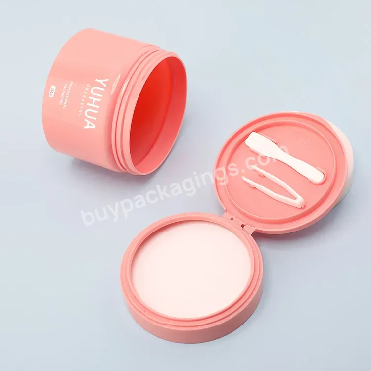 High Quality Superior 360g Cosmetic Jars With Pp Lid Flip Cap 360ml Plastic Cotton Flake Empty Containers Lotion Cream Jar