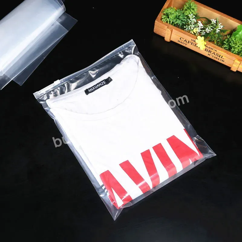 High Quality T-shirt Underwear Plastic Frosted Bag With Customization From China Manufacturer - Buy Frosted Zip Lock Bag,Plastic Bag For T-shirt,Custom T-shirt Bag With Slider.