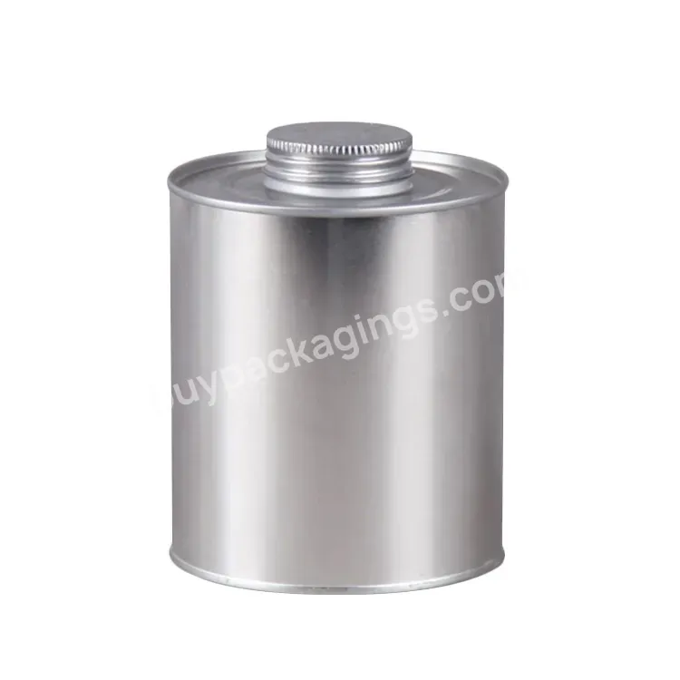 High Quality Tin Can,118ml Capacity With Screw Lid And Brush.