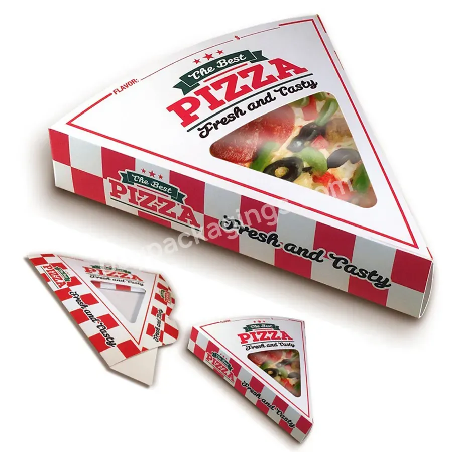 High Quality Triangle Pizza Box Biodegradable Pizza Box Wholesale Cheap Pizza Box For Sale