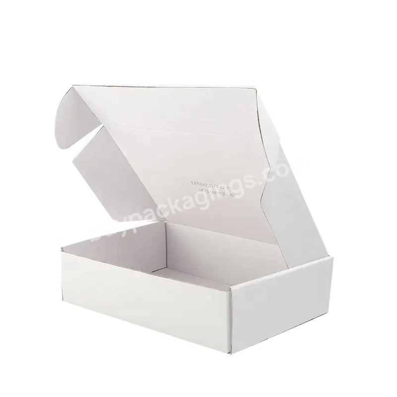 High Quality Unique Color Clothing Packaging Printing Foldable Recycled Brown Corrugated Mailer Shipping Boxes Custom Logo