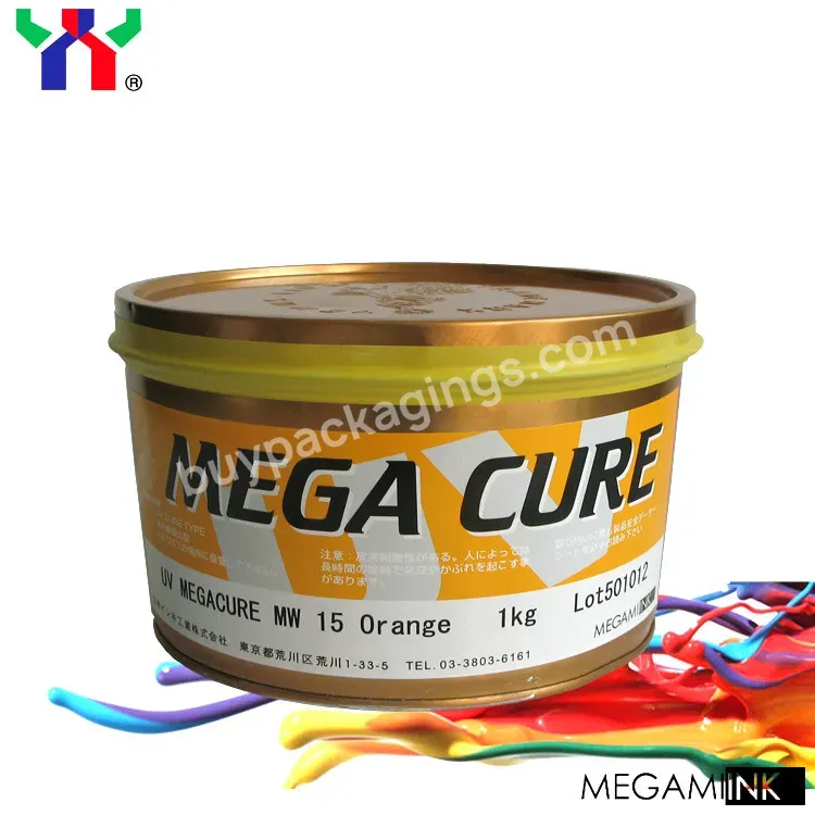 High Quality Uv Offset Printing Nw15 Orange Ink - Buy Uv Megacure Ink,Megami Ink,Uv Ink.