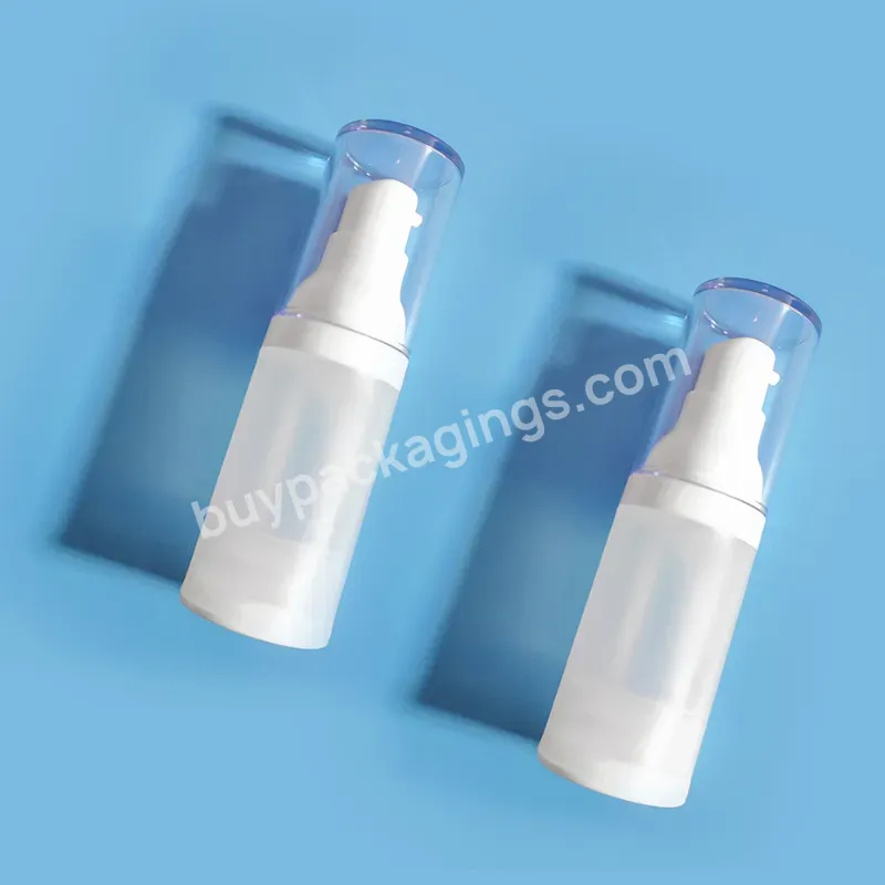 High Quality White Airless Pump Bottle 15ml Airless Pump Bottle Accept Custom 30ml Airless Pump Bottles 50ml