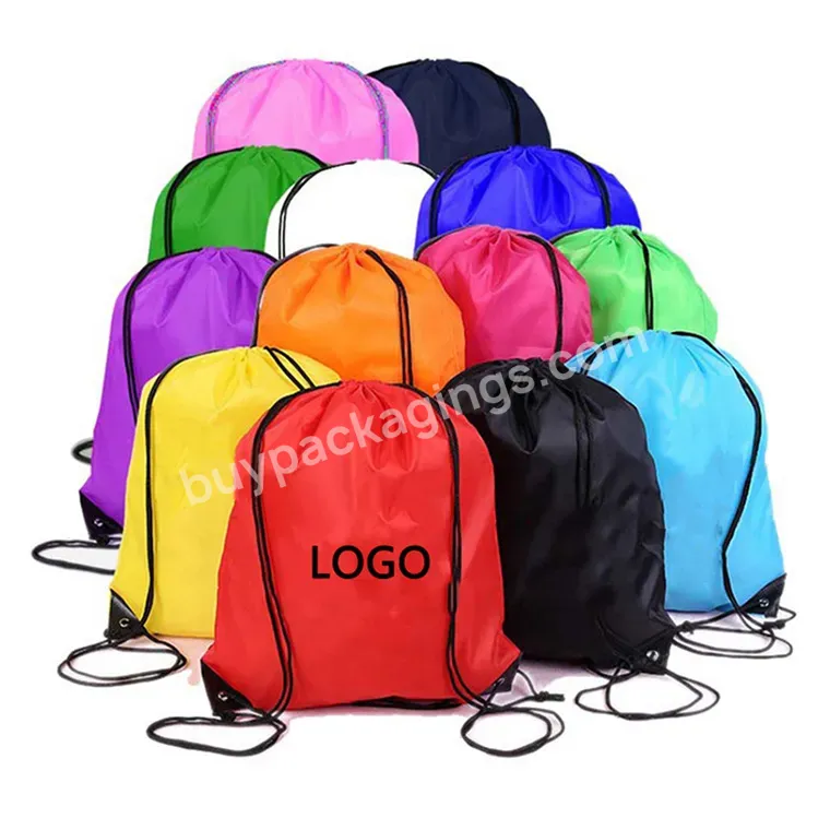 High Quality Wholesale Cheap Drawstring Bag Drawstring Backpacks Polyester Drawstring Bag