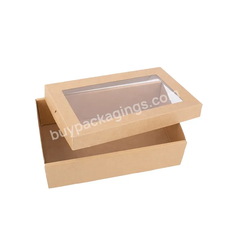 High Quality Wholesale Custom Boxes Food Packaging With Window For Food Sandwich Food Packaging Boxes