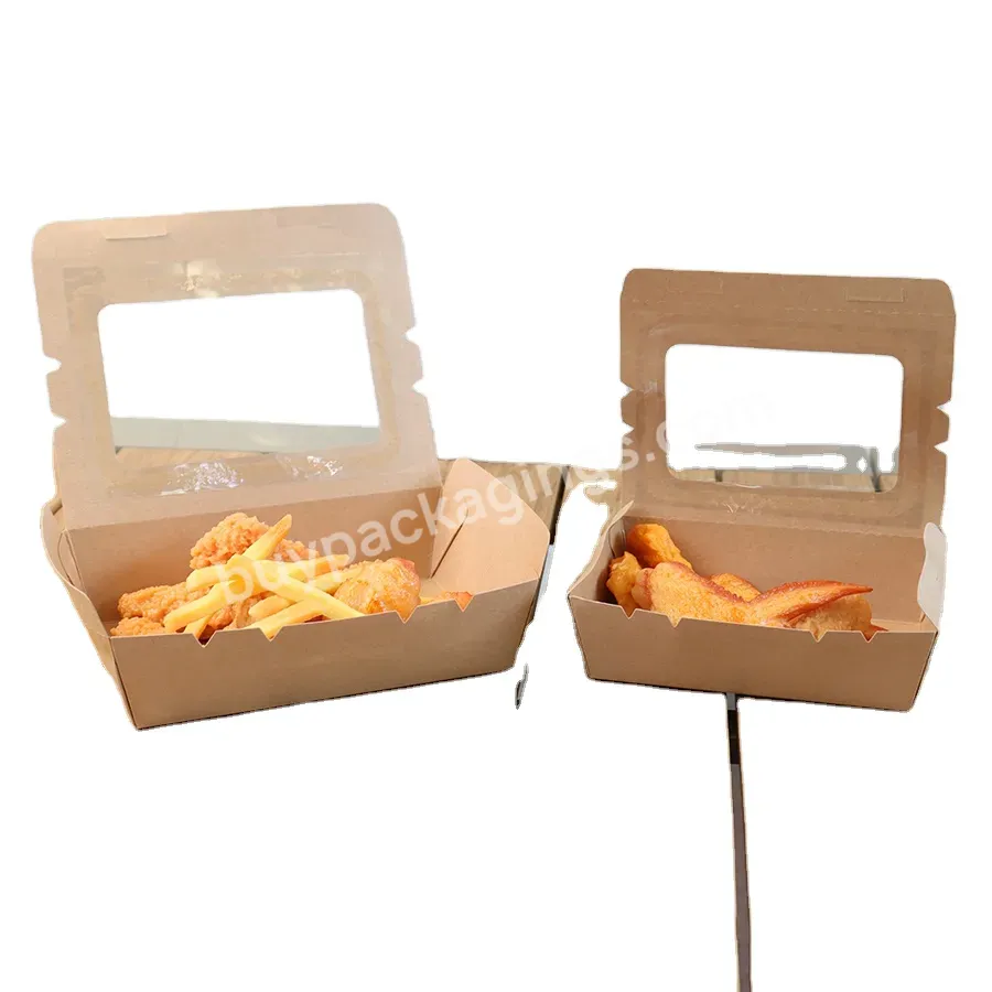 High Quality Wholesale Custom Boxes Food Packaging With Window For Food Sandwich Food Packaging Boxes