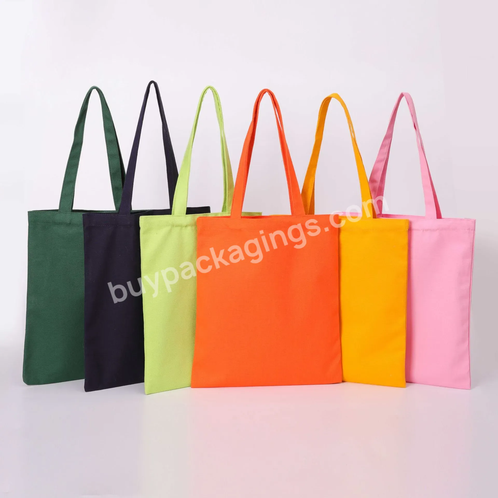 High Quality Wholesale Custom Cheap Totebags With Pockets Blank Canvass Tote Bag