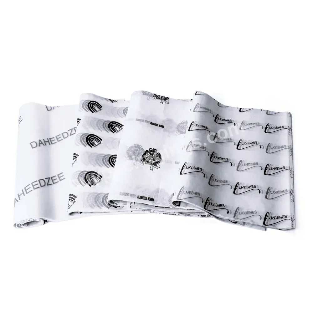 High Quality Wholesale Custom Gift Packing Printed Logo White Wrapping Tissue Paper